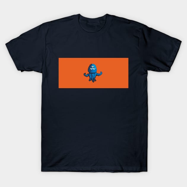 Octopus on Pixel T-Shirt by bolu